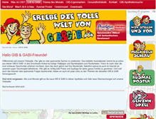 Tablet Screenshot of gibundgabi.gesundistbunt.de